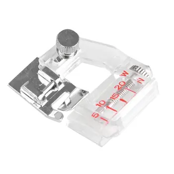 

Sewing Machine Presser Foot Adjustable Bias Binder Foot for Domestic Sewing Machines Cloth Hemmer Foot Rolled Tool
