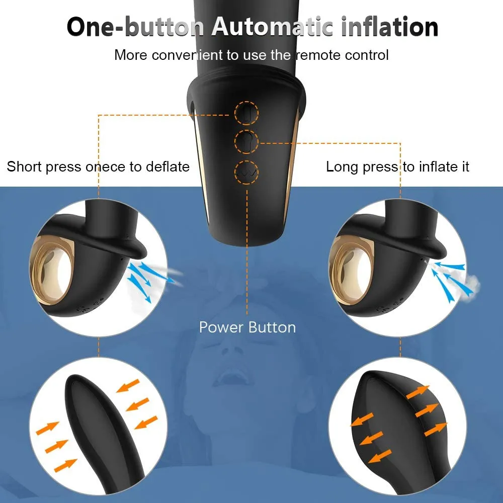 Купить Надувная анальная пробка расширитель, анальный вибратор для ...