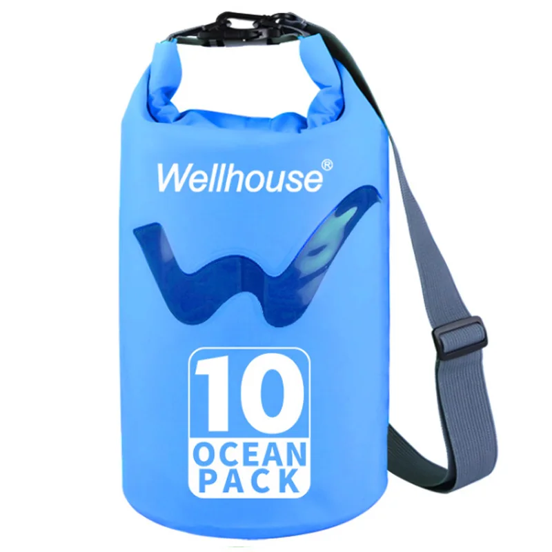 Wellhouse Открытый рафтинг Дайвинг сухой мешок набор из 1 Водонепроницаемый сухой мешок поясной Пакет Путешествия Пляж хранения сумки для кайкинга рафтинг Бо - Цвет: TYPE  5