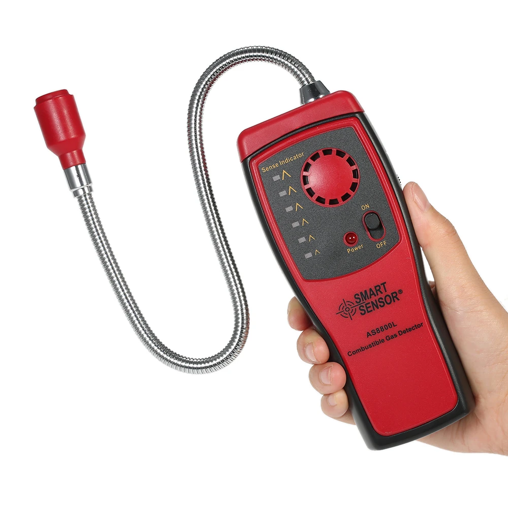 metal hardness tester SMART SENSOR AS8800L Handheld Portable Automotive Mini Combustible Gas Detector Determine Tester with Sound and Light Alarm sound level meters