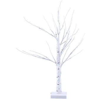

Simulation Birch Tree Desk Lamp Twig Warm Light Table Lantern Home Store Decor