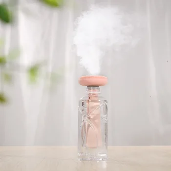 

Vibratio Massage Humidifier USB Ultrasonic Fogger Air Humidifier Aroma Diffuser with Atmosphere Light Cool Mist Maker Office Car
