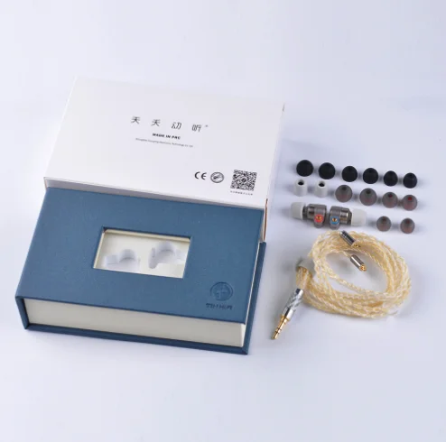 TinHIFI оловянный аудио T3 в ухо наушник 1DD+ 1BA Ноулз Драйв HIFI бас наушники Металл 3,5 мм наушники вкладыши с MMCX оловянный Т2