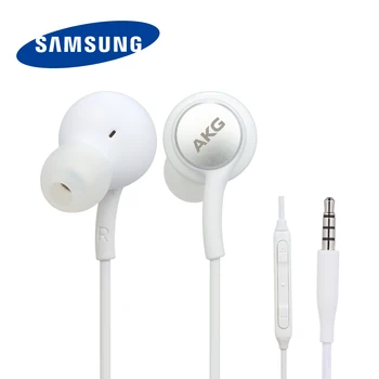 

SAMSUNG AKG 3.5mm Wired Music Earphones / Stereo Sport Headphones Smart Phone Earphone In-line Control Handsfree with Mic fone