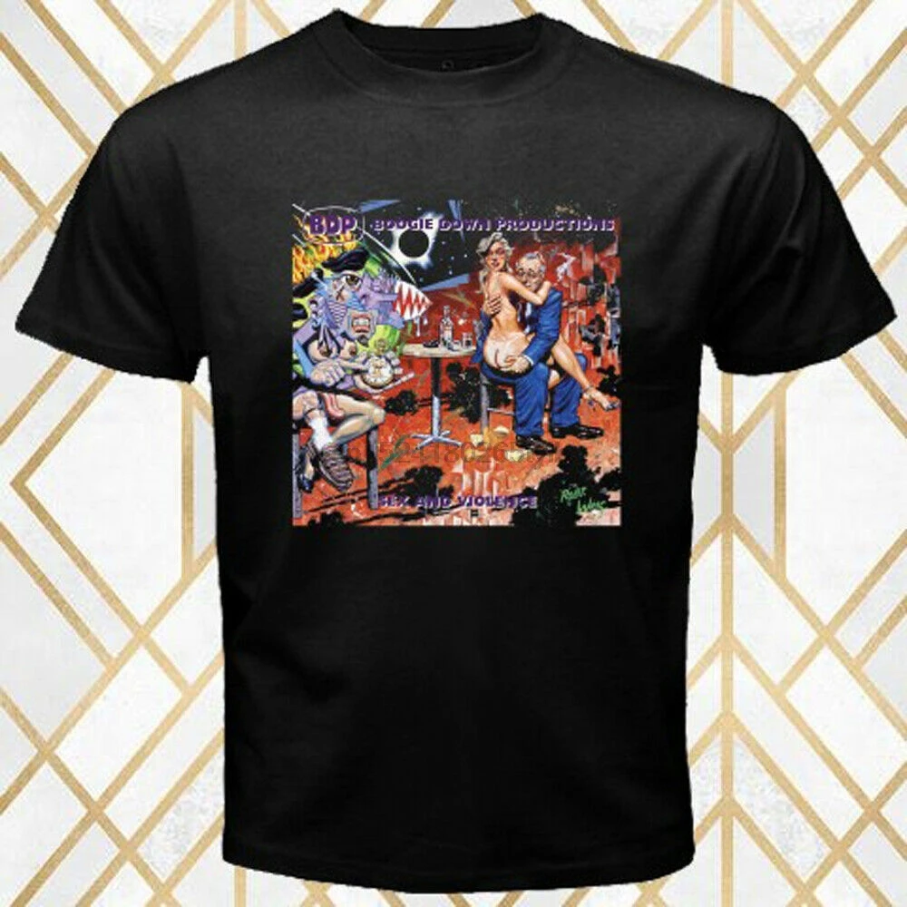 

Boogie Down Productions Sx And Violence Album Men Black T-Shirt Size S - 3XL