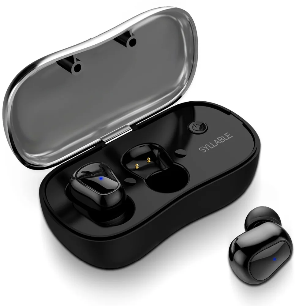 Беспроводные наушники Syllable TWS Bluetooth 5,0 спортивные наушники с микрофонами мини стерео наушники с зарядной коробкой