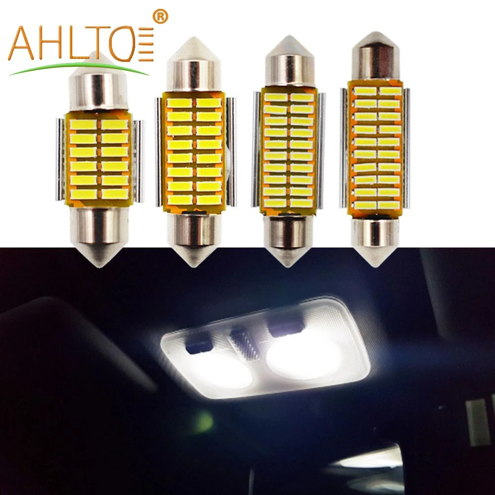 4014 SMD Автомобильные светодиодные s 31 мм 36 39 41 C5W C10W белые купольные фестоны