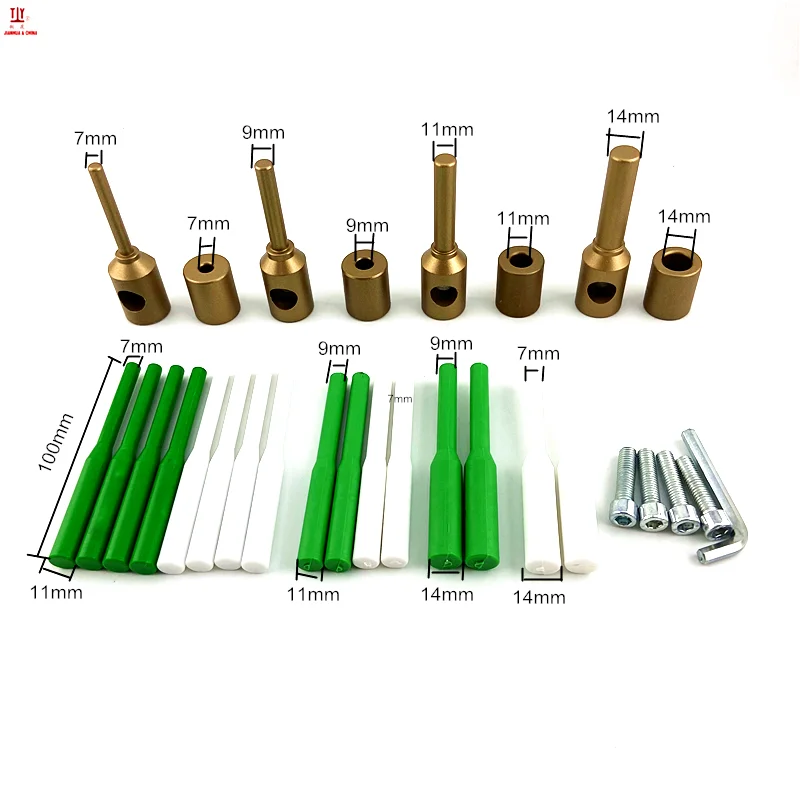 7Mm/9Mm/11Mm/14Mm Ppr Waterleiding Reparatie Tool Pe Pijp Lekkage Reparatie gat Hot Smelter Lassen Sterven Hoofd Pert Repareren Lijm Stok