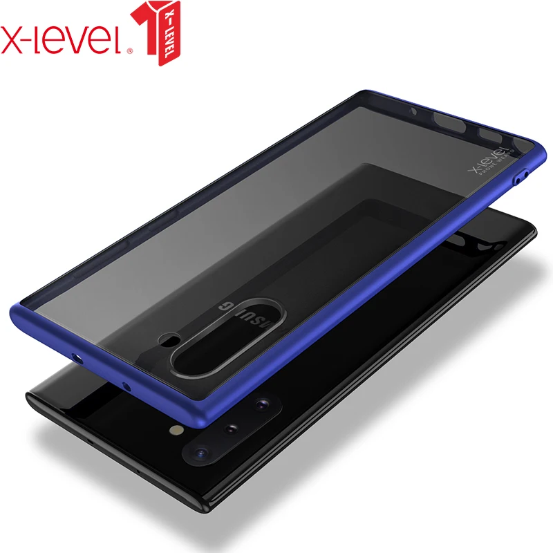 

X-Level Transparent Case For Samsung Note 10 Plus Hard PC Matte Soft Edge Back Phone Cover For Samsung Galaxy Note 10 Case
