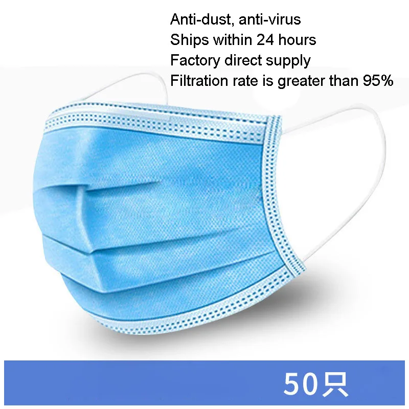 

Three layers of respirators of 50