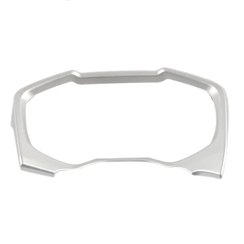 

ABS Silver Chrome Dashboard Decorative Frame Trim Dash Panel Frame Trim Cover For Toyota RAV4 19-20( Right-Side Drive )