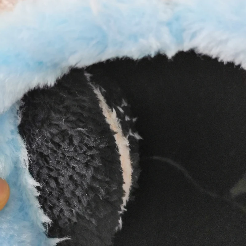 Bird Snuggle Hut Nest- Winter Warm Plush Birds Nest House Hanging Snuggle Hideaway Cave Bed Toy for Large Birds Parrots-Large Si