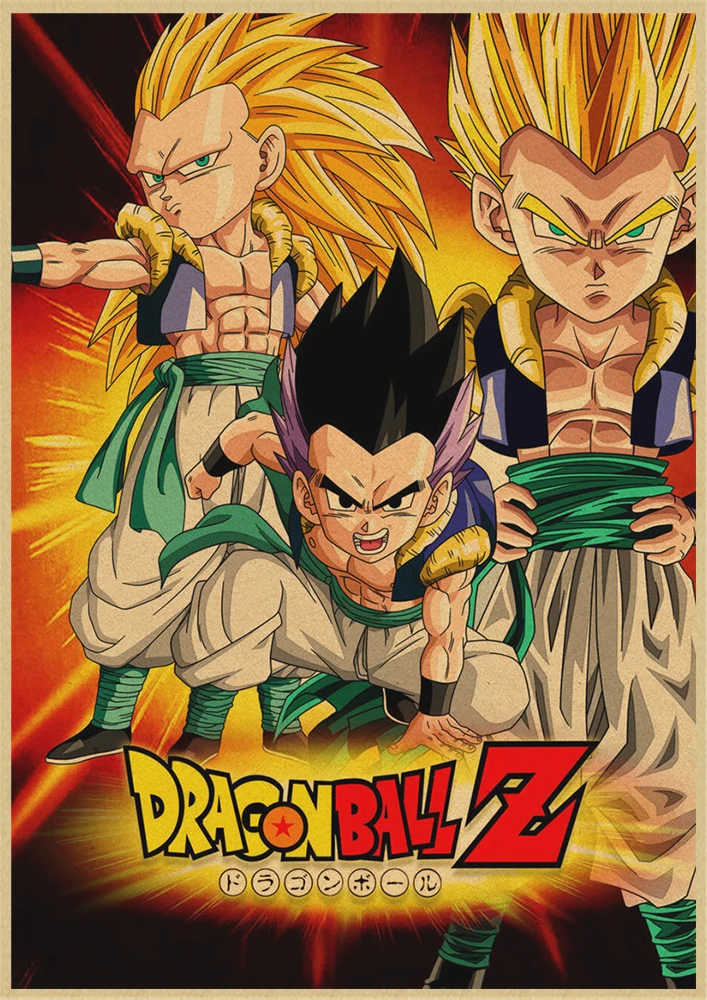 Dragon Ball японского аниме фильм винтажные плакаты хорошего качества печатный плакат на стену в стиле ретро комнаты декоративная живопись дома