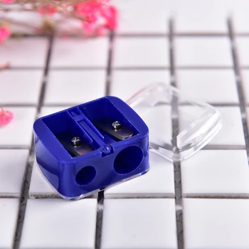 

Double Holes Cosmetic Sharpener Useful Pencil Sharpener For Cosmetic Brush / Eyeliner Pencil / Makeup Pencil
