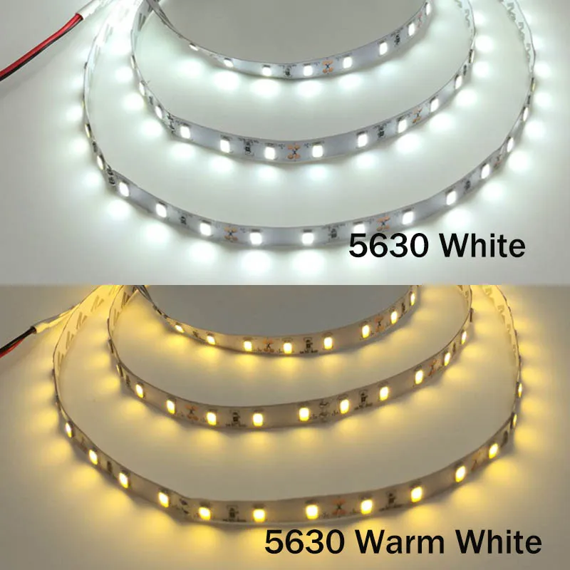 Светодиодный ленточный рулон 5630 SMD светодиодный светильник 60 Светодиодный s/M 12V украшение для лампы 5 m/10 m