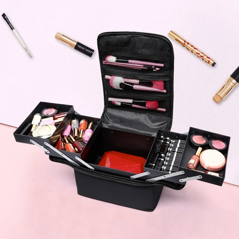 Organizzatore Smalto Per Unghie - Borsa Organizer Cosmetica A Doppio Strato  Portatile Per Ragazze E Donne - Nail Art, Oli Essenziali, Set Cosmetici -  Uso Quotidiano E Da Viaggio