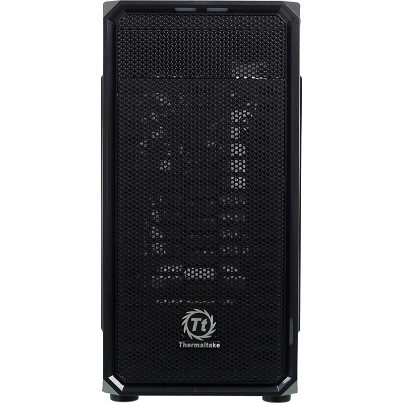 Корпус Thermaltake Versa H15 черный без БП mATX 4x120mm 1xUSB2.0 1xUSB3.0 audio bott PSU