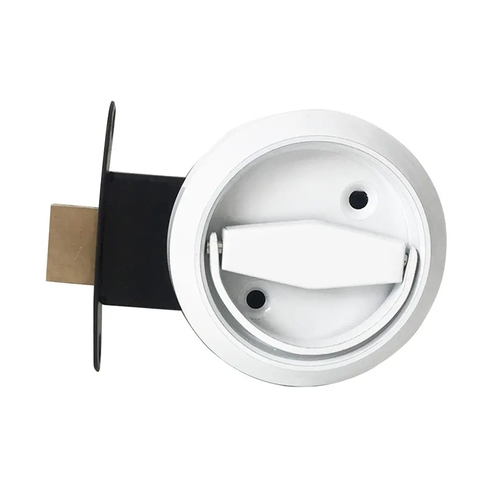 

Stainless Steel Invisible Door Lock Double-Sided Lock Hidden Door Handle Dark Lock Ball Lock