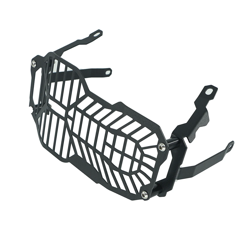 Protezione Faro In Metallo Nero Per BMW R 1200 GS / Adventure (2004-2012), Griglia Di Protezione Con Kit Di Montaggio