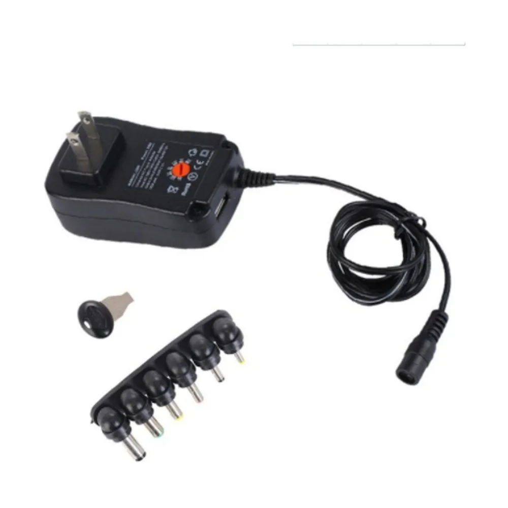 30W блок питания универсальный адаптер AC/DC 3 V/4,5 V/6 V/7,5 V/9 V/12 V 1.5A регулируемый