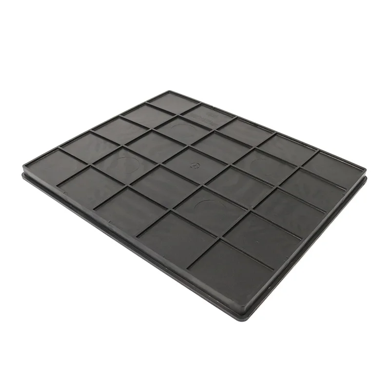 Q-TR12 ESD Plastic PP Tray Pressure Angle Design Black Mould Injection Product Industrial Supply 5