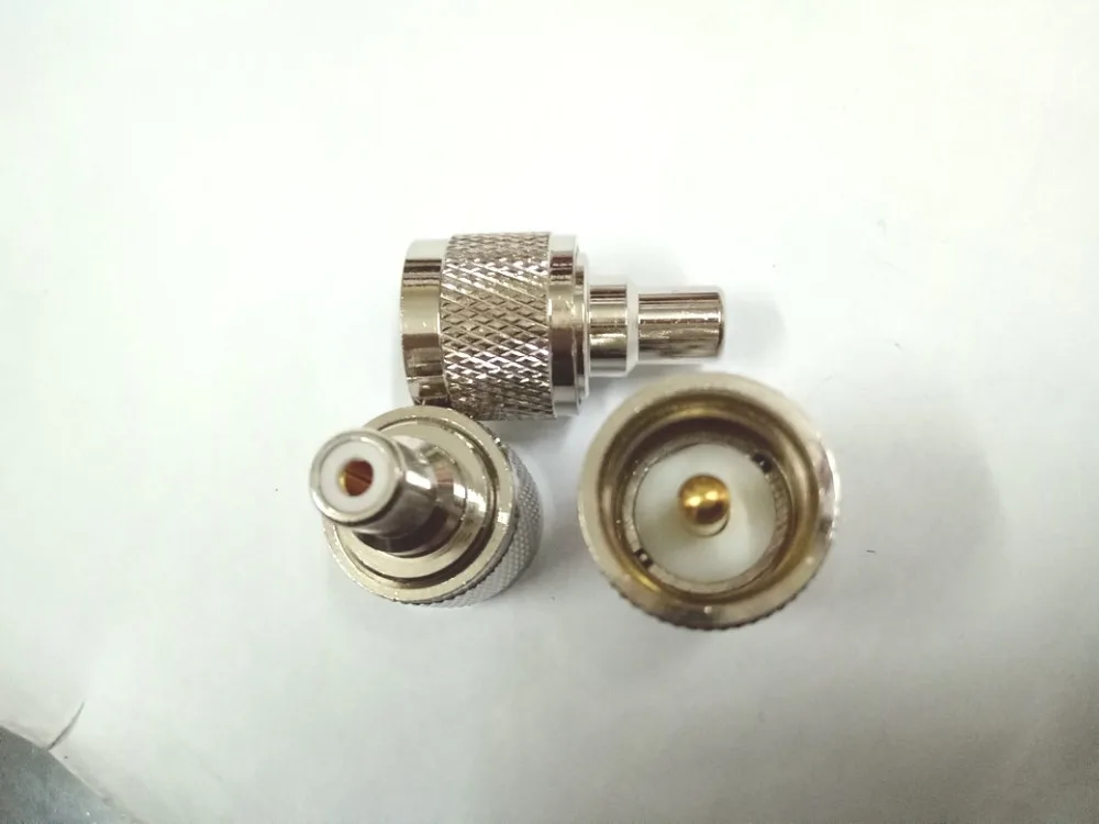10 шт. латунь UHF мужской PL-259 RCA Женский разъем адаптера