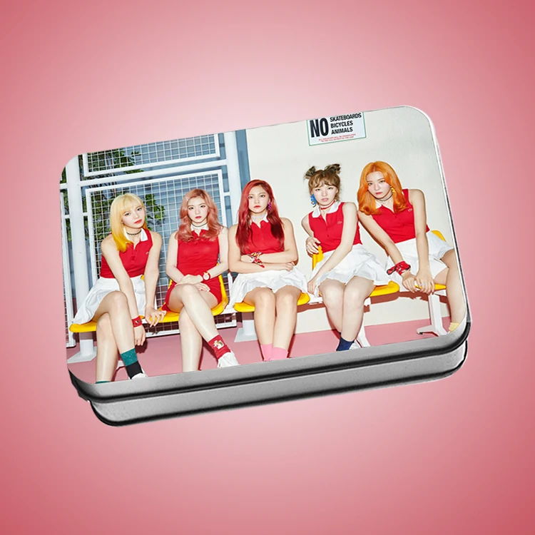 Kpop красный бархат третий Мини альбом Polaroid фото ЛОМО карта K-POP в звездочку красное бархатное вентиляторы подарки коробка 30 шт./кор. Прямая поставка
