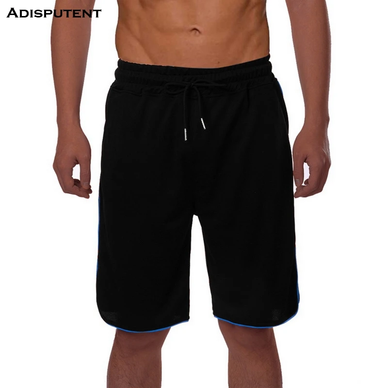 Лето, мужские шорты для бодибилдинга, занятий спортом, бега, тренировок, бегунов, мужские шорты для фитнеса с карманами и завязками