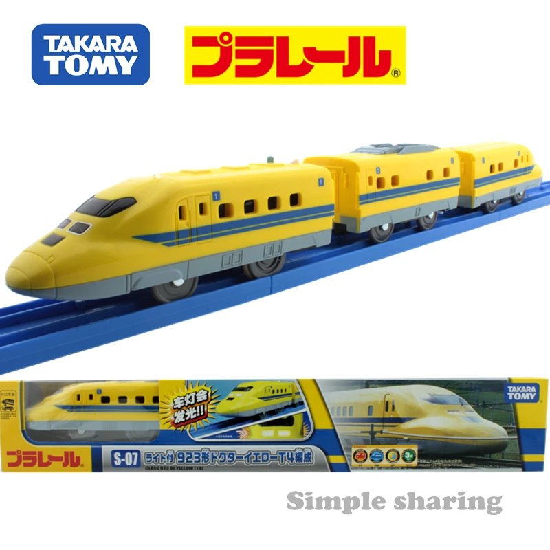 Электрический локомотив Takara Tomy Pla Rail с фонариками тип 923 для японской железной