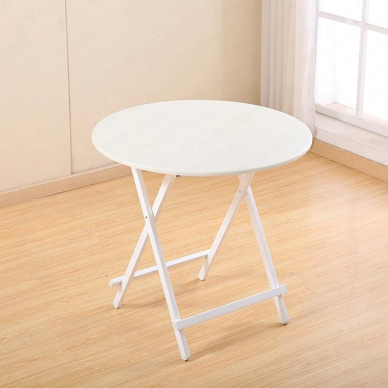 

0% Folding Table Home Table Outdoor Stall Table Apartment Round Small Balcony Furniture Dining Table Balcony Hanging Table