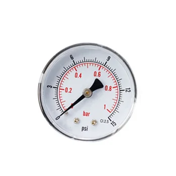 

0-160psi 0-11bar Y50 Horizontal Meter Pressure Gauge Air Water Oil Gas 1/4BSPT