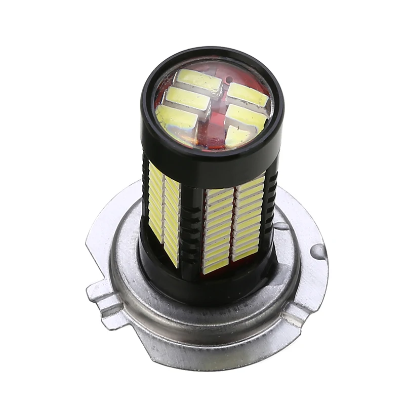2 шт. DC 12 В H7 4014 106SMD светодиодный светильник супер белый светодиодный светильник на голову противотуманный ходовой светильник Лампа 6000 K-6500 K водонепроницаемый