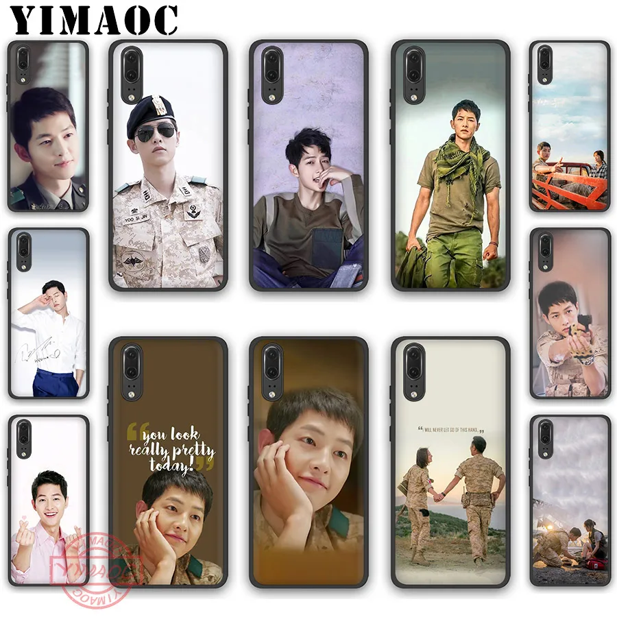 YIMAOC Descendants Of The Sun Song Joong Ki Soft Silicone Case for Huawei P Smart Z Plus Y6 Y7 Y9 Prime 2018 2019 | Мобильные