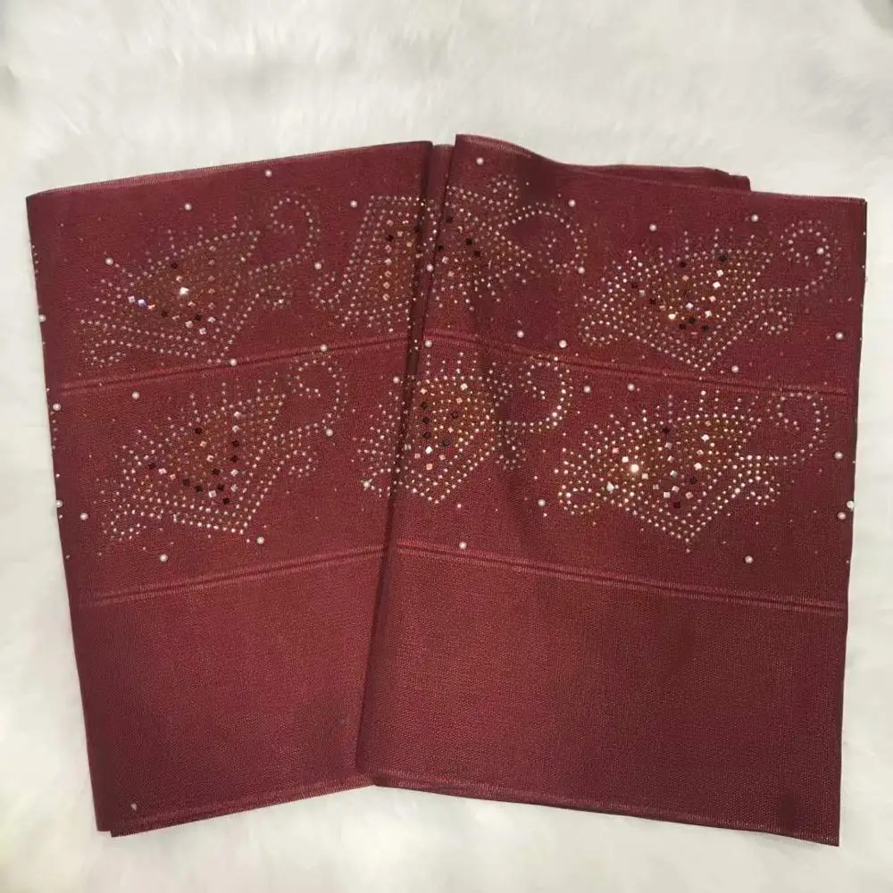2 шт./лот Африканский головной убор aso oke с бисером стразы в нигерийском стиле | Дом