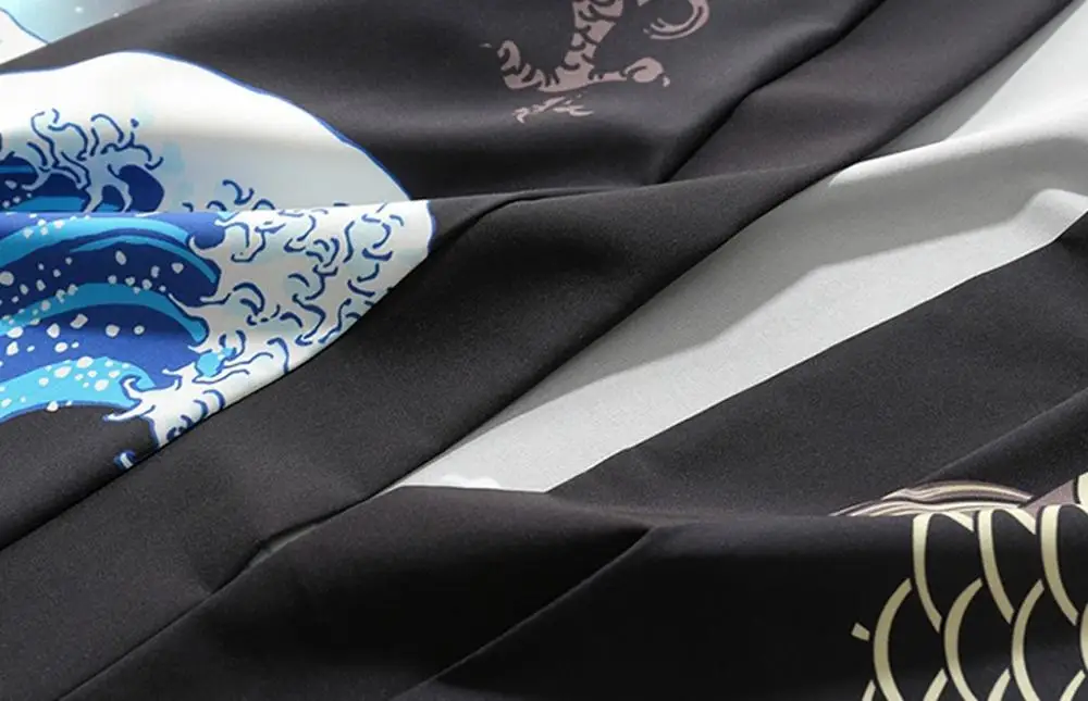 Японское кимоно большого размера мужская рубашка кардиган yukata одежда haori obi