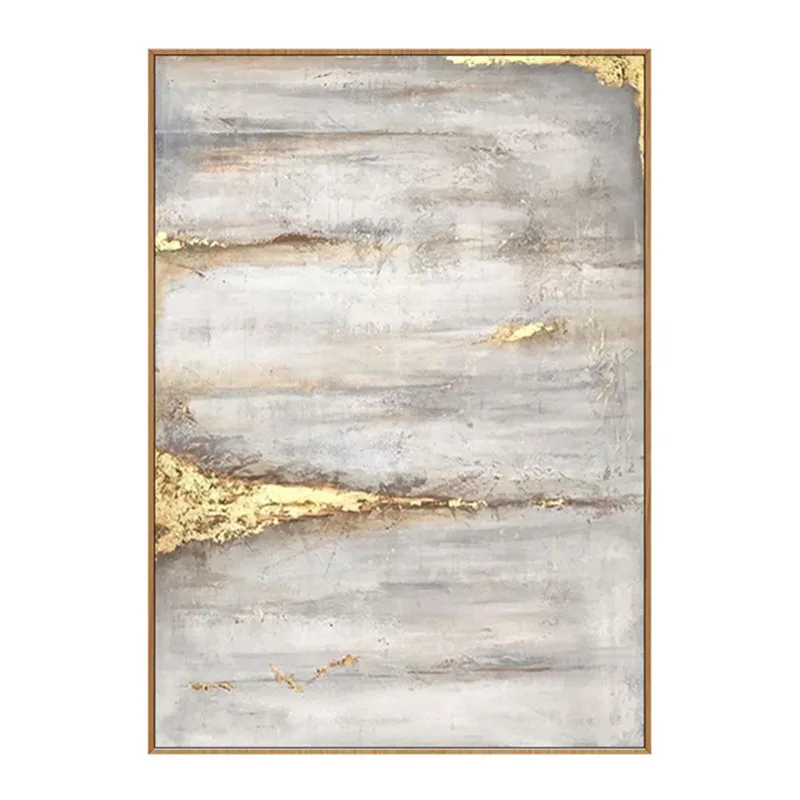 Абстрактная Золотая картина маслом ручная роспись золотой Холст Картина маслом украшение дома настенная Картина на холсте для гостиной