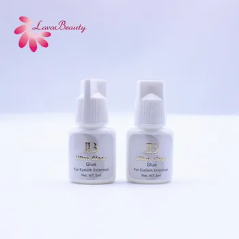 

2PCS Original IB Ibeauty Ultra Clear Glue Eyelash Extensions Glue 2-4s Drying Time Lash Extension Transparent Glue White Cap 5ml