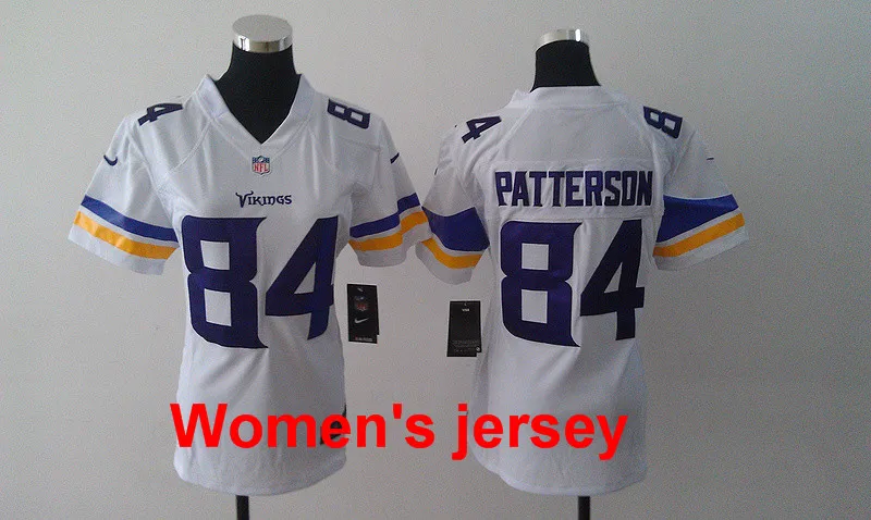 4 A+++ женские сшитые футболки Minnesota s ladies 5 Teddy Bridgewater 28 Adrian Peterson 84 Cordarrelle Patterson - Цвет: 4