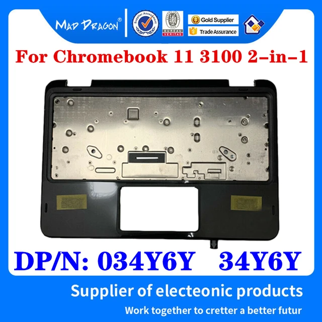New C Case Cover With Keyboard Touchpad For Dell Chromebook 11 3100 Laptops Upper Case Palmrest Cover Assembly Dp N Tk87m 0tk87m Laptop Bags Cases Aliexpress