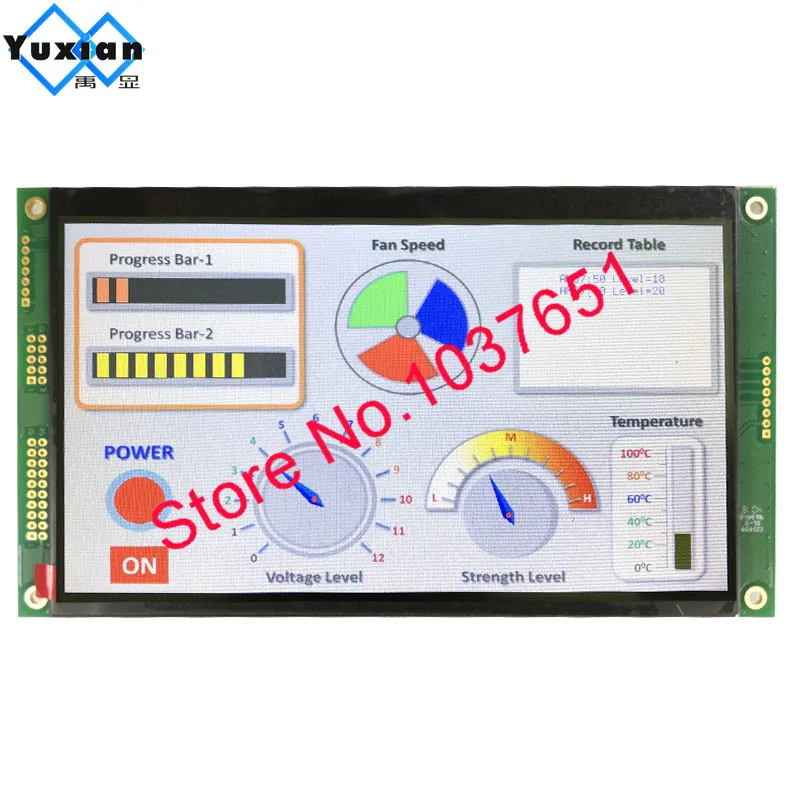 7inch Tft Mcu Spi Iic I2c Esp32 800rgb 480 With Control Ic Lt7684 Touch Panel 8bit Parallel 3 3v Good Quality Replacement Parts Accessories Aliexpress