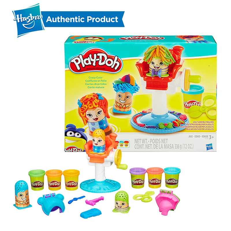 Hasbro Play-Doh Crazy Cuts Пластилин нетоксичный Пластилин Play Doh Набор обучающих игрушек светильник из мягкой глины DIY игрушка