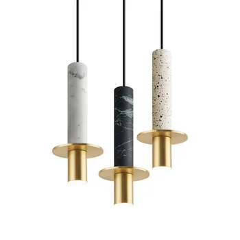 

Modern Home Decoration Lighting Terrazzo Pendant Lamp For Restaurant kitchen chandelier