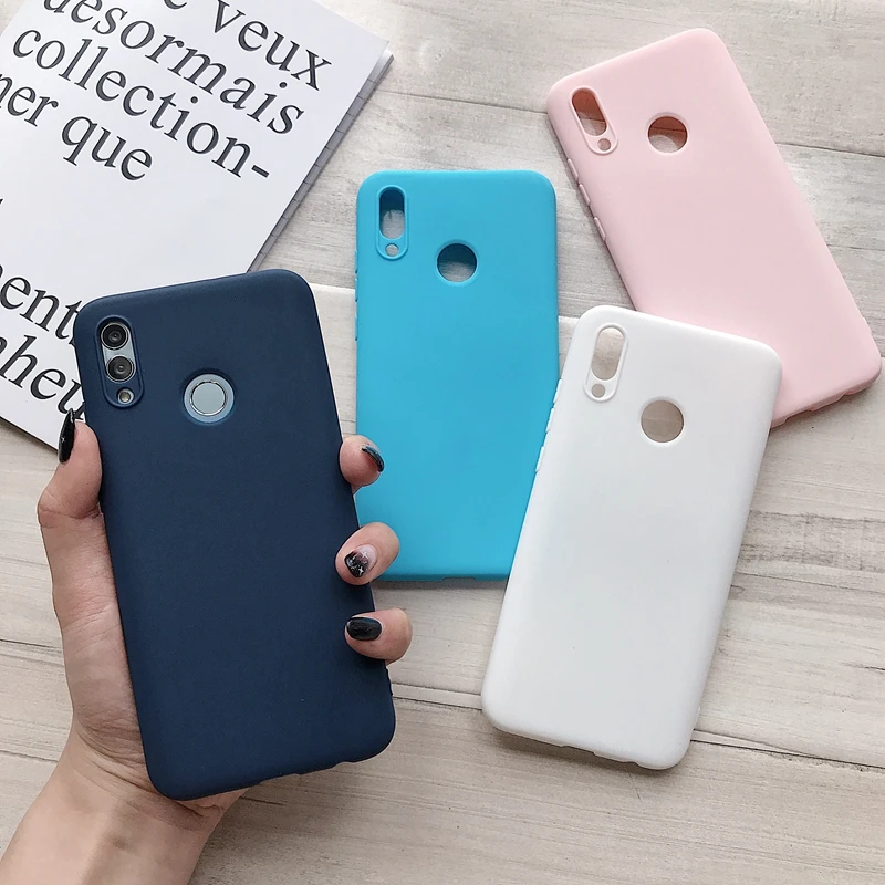 Чехол для huawei P Smart P Smart Plus Модный чехол s Liquid Silicone P Smart Z TPU Мягкий противоударный чехол Fundas