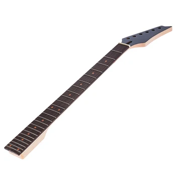 

TOP!-24 Frets New Replacement Maple Neck Rosewood Fretboard Fingerboard for Electric Guitar Black