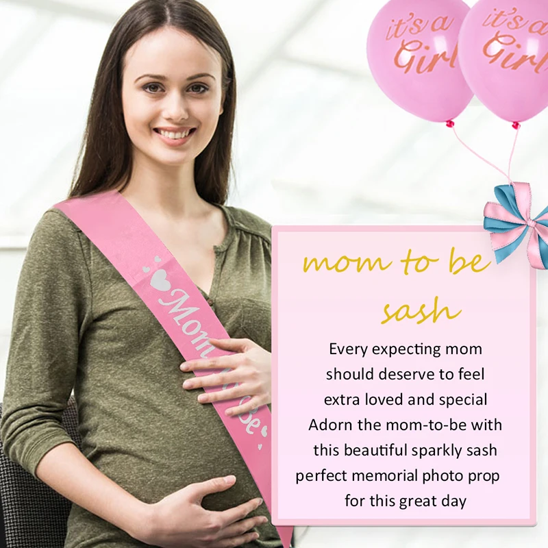 OH BABY Baby Shower украшения для девочек вечерние комплекты это баннер с Девушкой/воздушные шары розовый Золотой фон розовый слон-шар