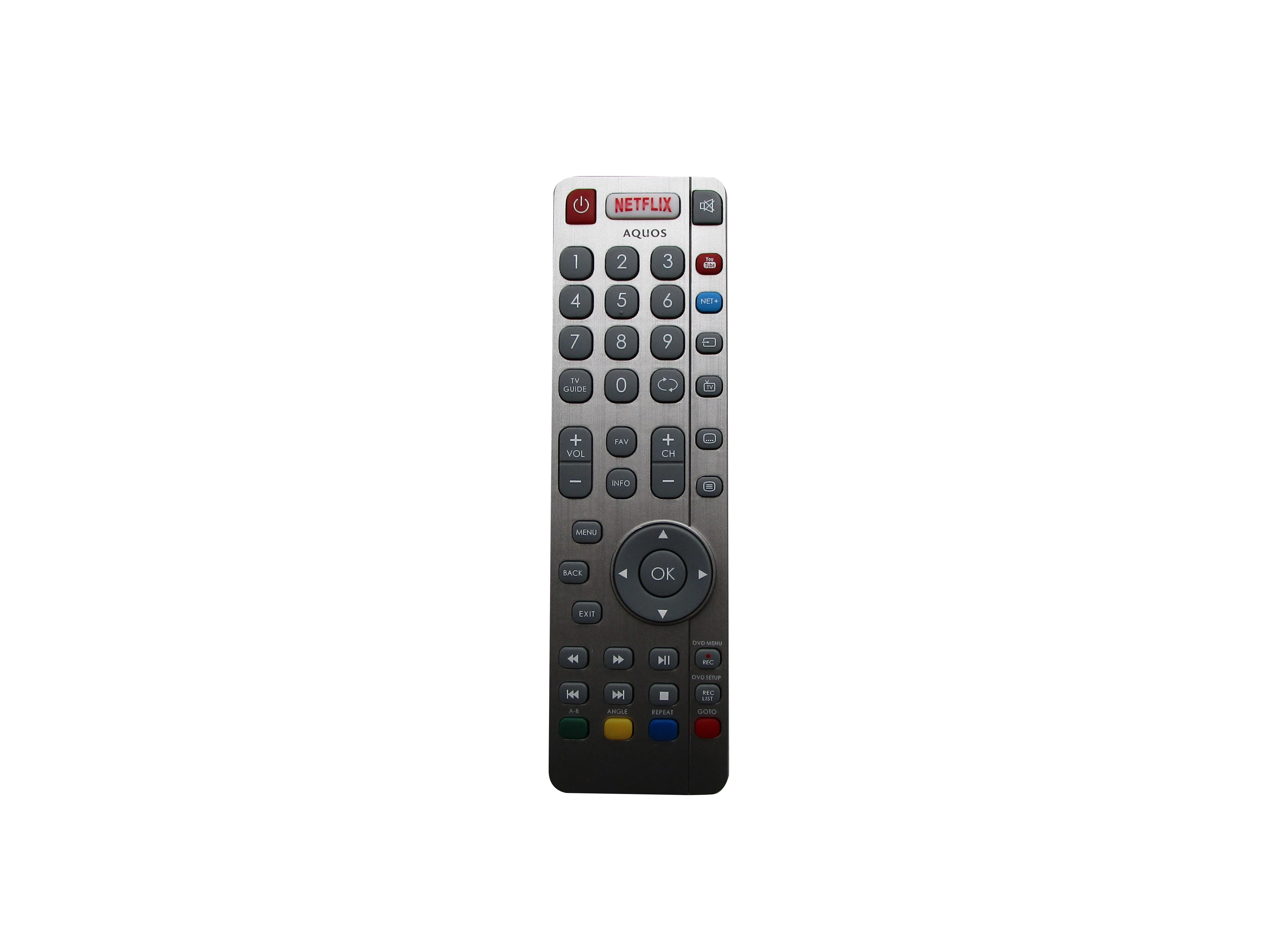 

RF Remote Control For Sharp LC-49CUG8062E LC-55CFG6452E LC-32CHG6022K LC-43UI8652E LC-49UI8872ES AQUOS LCD LED HDTV TV