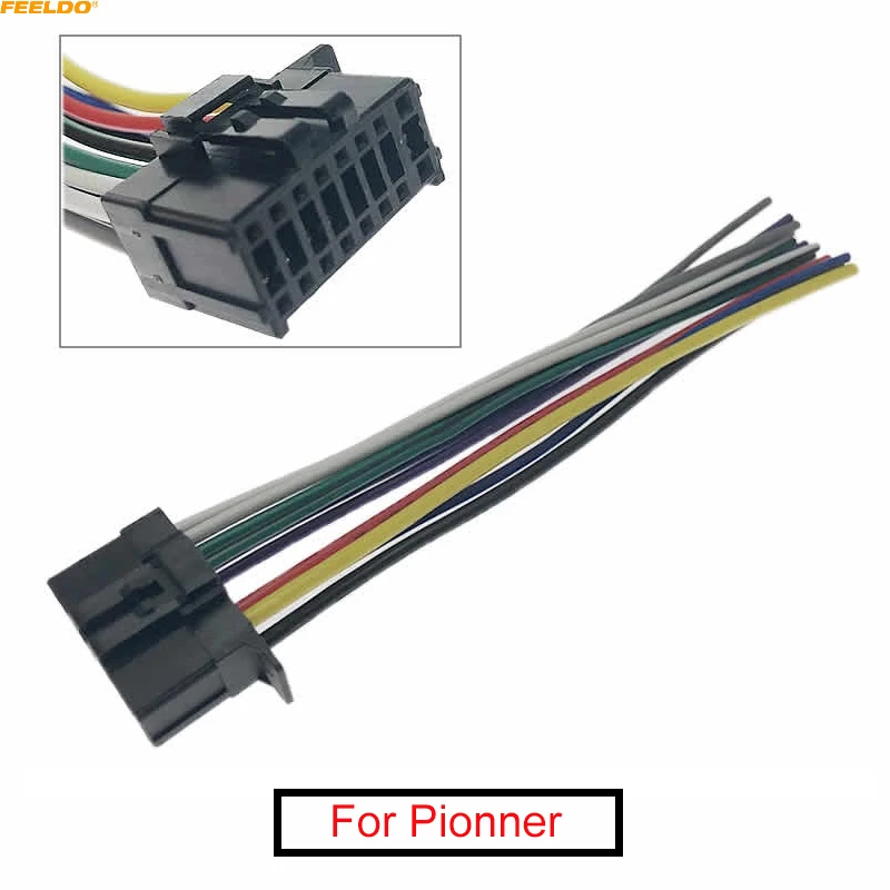 Feeldo 10pcs Auto Universal 16pin Mobil Rangkaian Kawat Adaptor Konektor Plug Untuk Pionner Dvd Cd Radio Stereo Kawat Kabel Kabel Adaptor Sockets Aliexpress