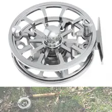 Сверхлегкая катушка для ловли нахлыстом 7/8 WT с максимальным сопротивлением 6 кг/13 фунтов, алюминиевый сплав, ЧПУ, станок с нарезкой, 145 г, большая беседка для литья, бывшая ледяная катушка