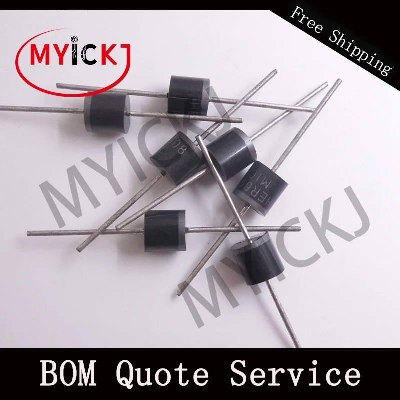 

20PCS HER608 Rectifier Diode 6.0A HIGH EFFICIENCY RECTIFIER IC CHIP