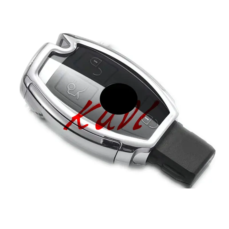 ТПУ чехол для ключей автомобиля для Mercedes Benz W203 W210 W211 W124 W202 W204 W212 W176 AMG аксессуары брелок - Название цвета: silver
